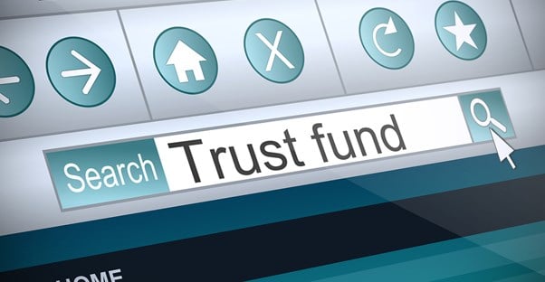 Trust fund in a search bar
