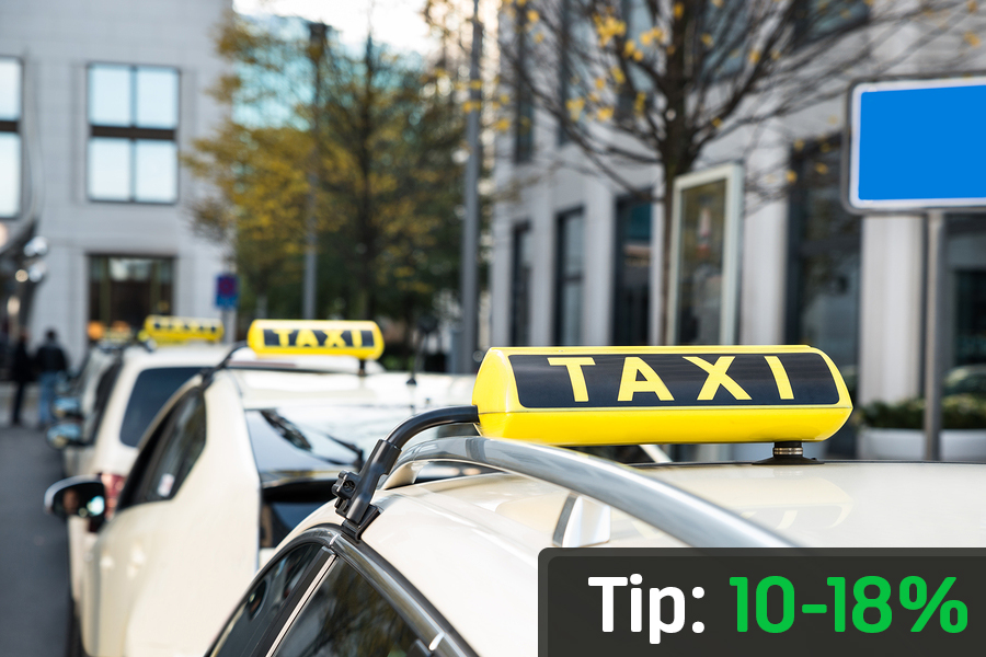 Being Taxied Around Town