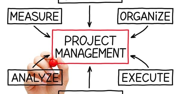 Chart describing project management