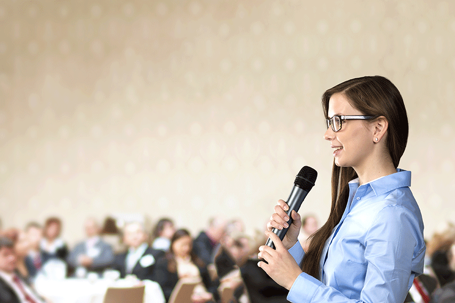 We aren't good at public speaking. 