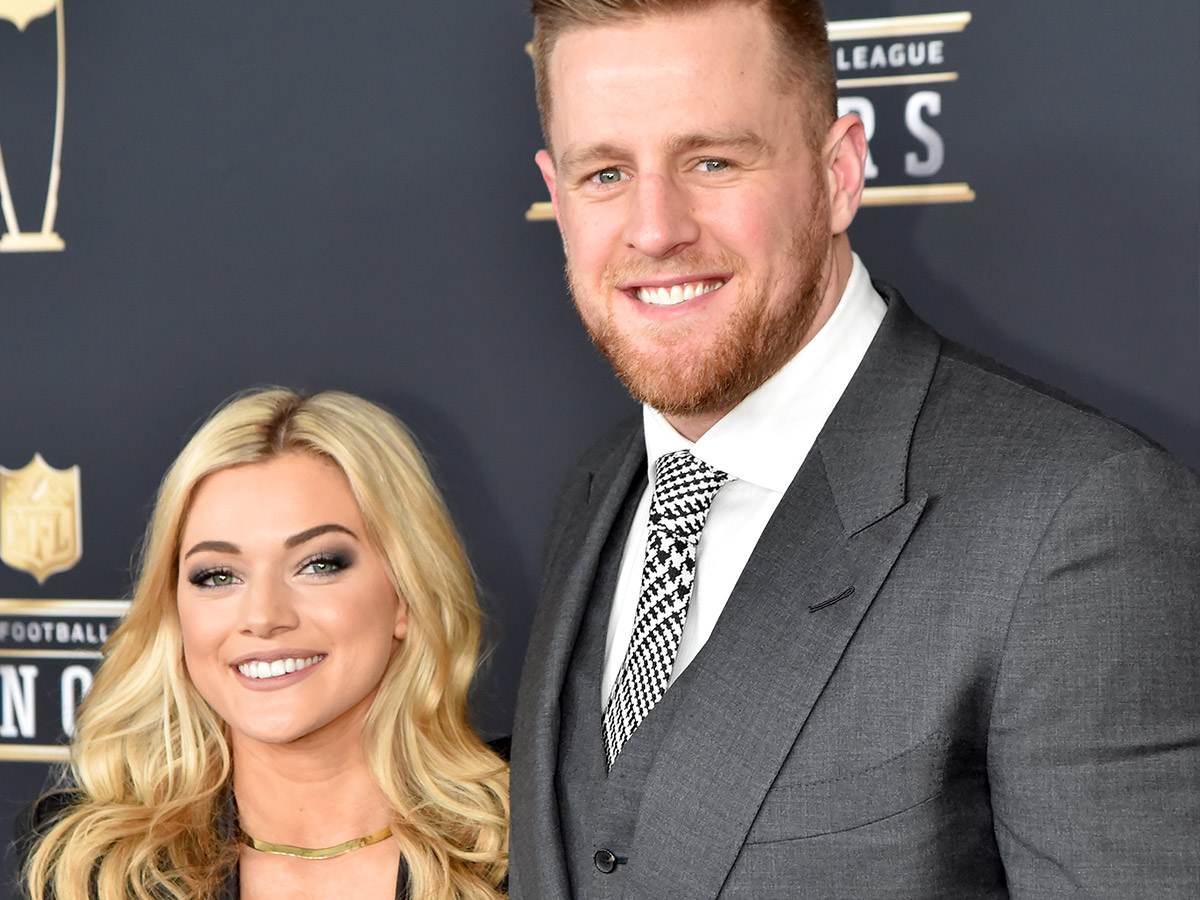 JJ Watt and Kealia Ohai