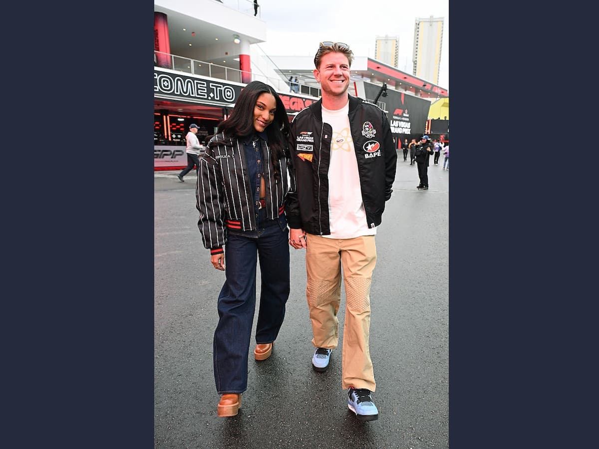 Hunter Woodhall and Tara Davis-Woodhall