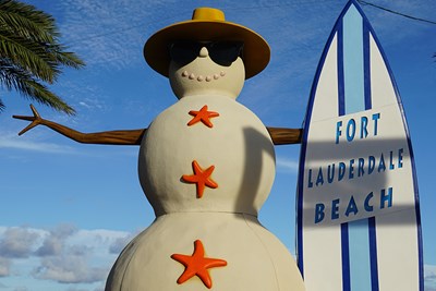 A Fort Lauderdale Snowman