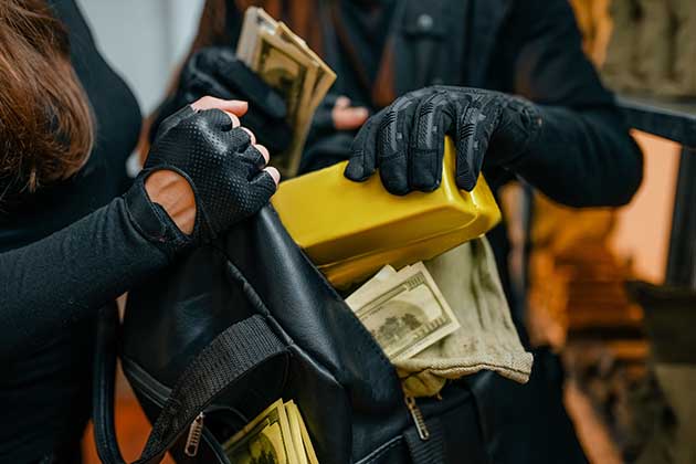 California--Most Bank Robberies