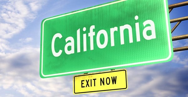 why are wealthy americans fleeing california