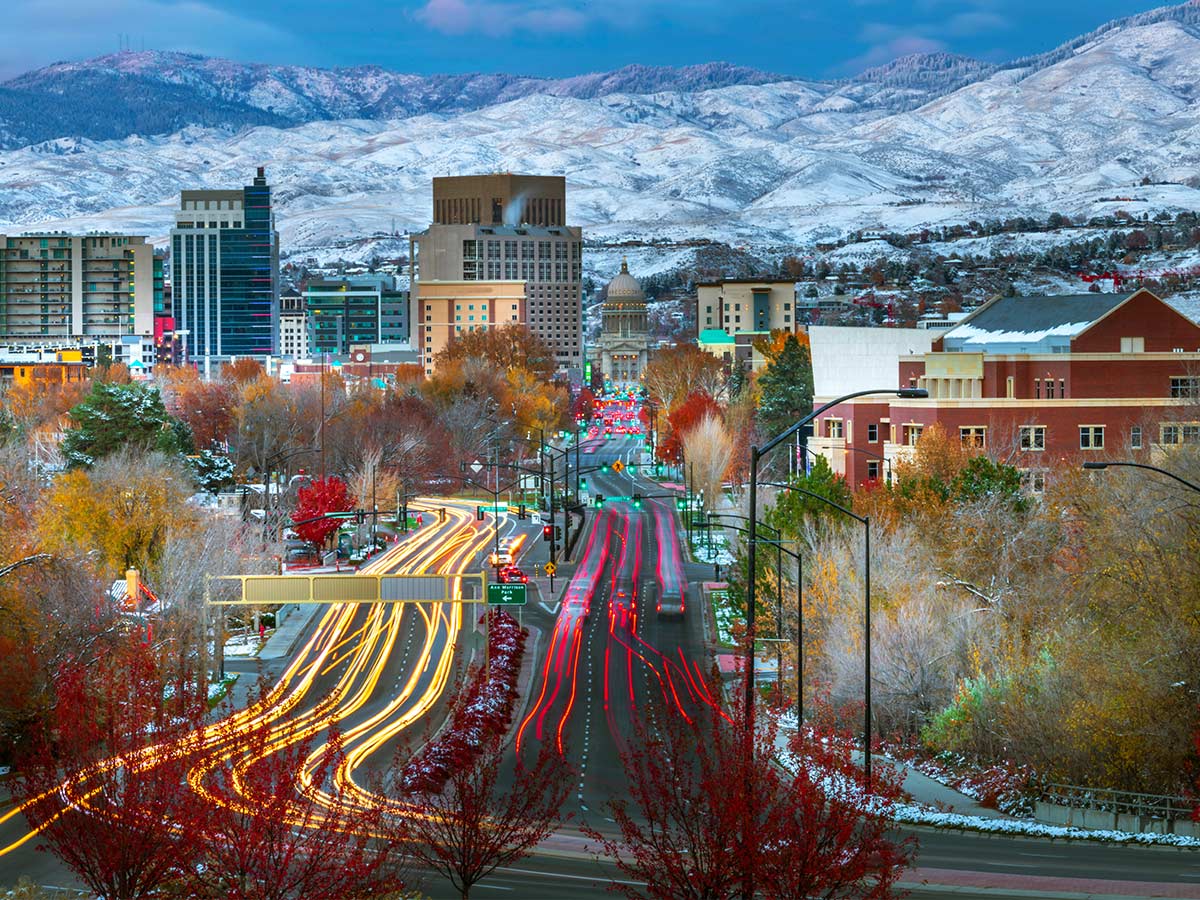 Idaho (43.5% Outbound)