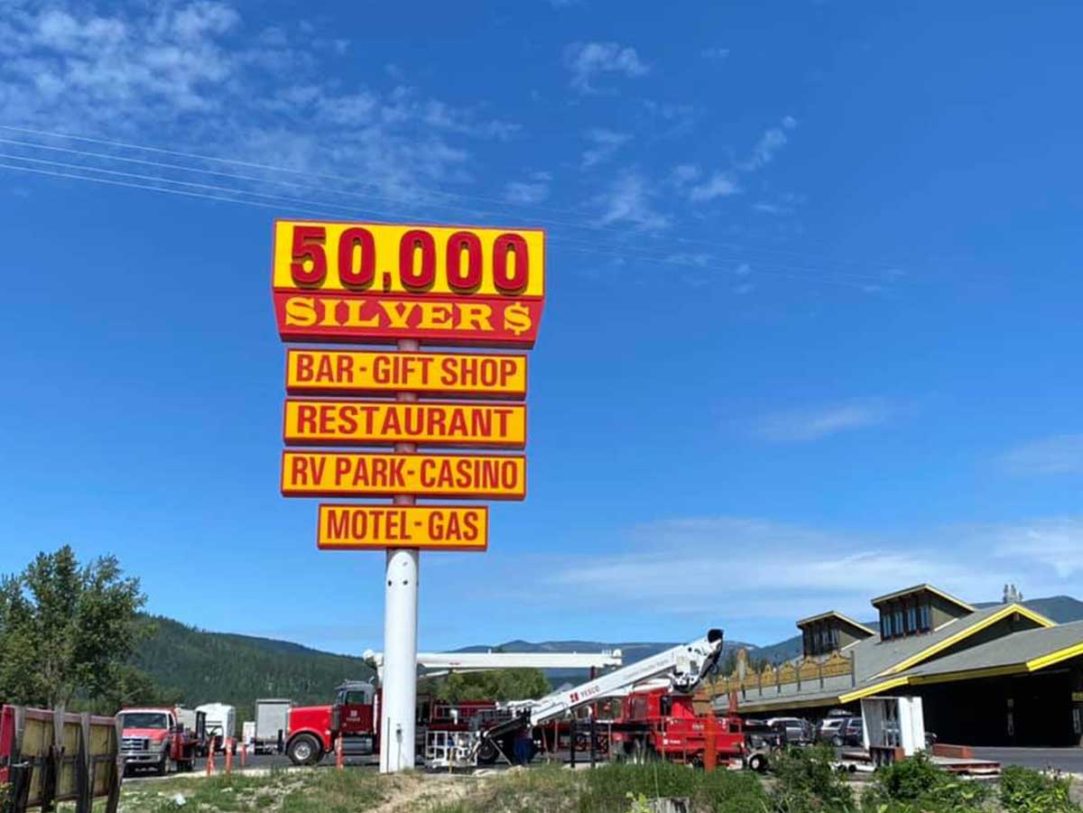 Montana - Lincoln's 50,000 Silver Dollar Bar