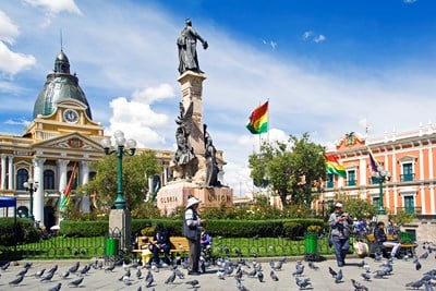 La Paz is in Bolivia, a country unwelcoming to foreign visitors