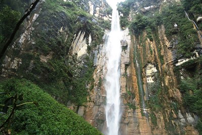 Yumbilla Falls in Peru is the fifth tallest waterfall in the world.