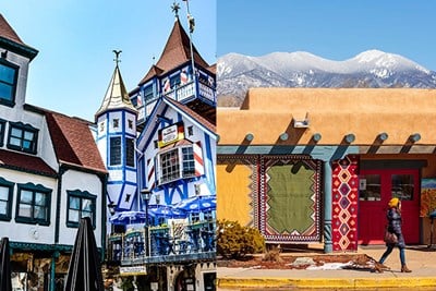 Bavarian architecture and taos new mexico