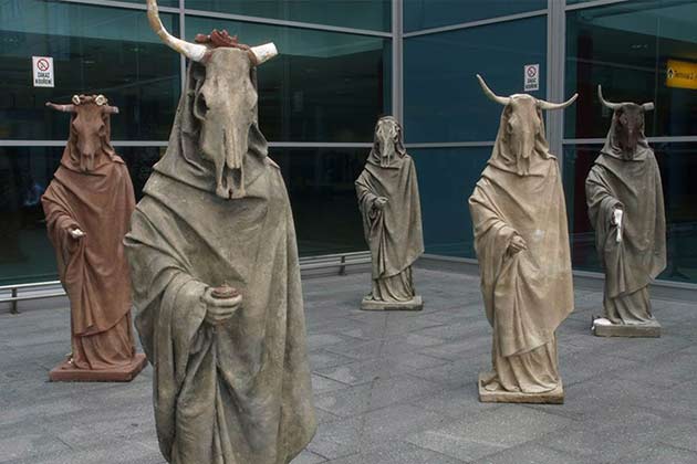 It looks like Hell finally got an airport. 