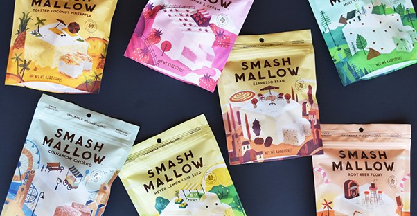 SmashMallow marshmallow road trip snacks