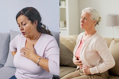 women experiencing heart attack symptoms