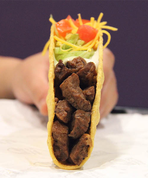 Taco Bell: Two Steak Tacos