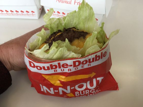 In-N-Out Burger: Protein Style Hamburger
