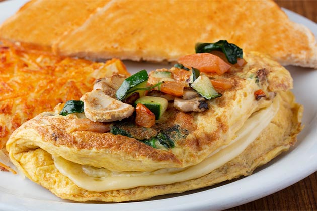 Denny’s: Fit Fare Loaded Veggie Omelet